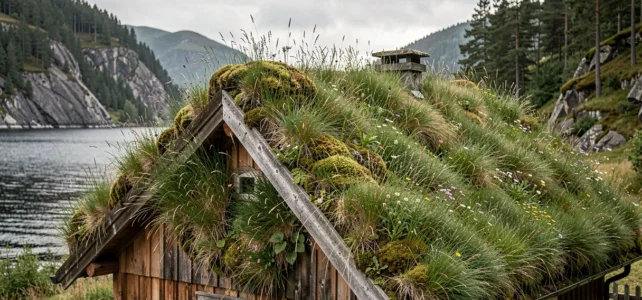 Pourquoi le toit végétal en Norvège séduit de plus en plus de maisons